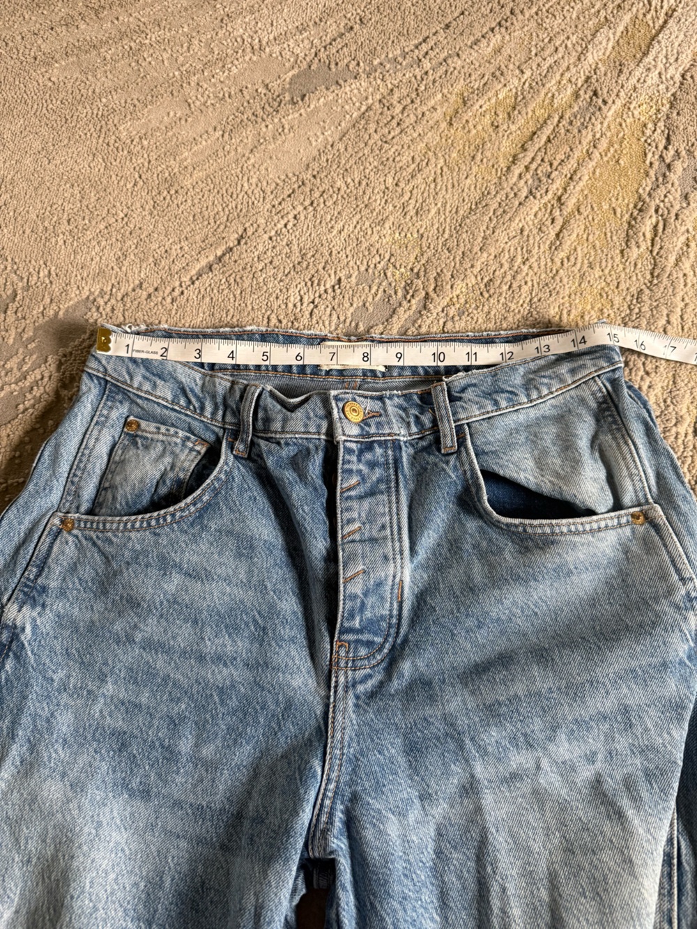 WeThe Free Good Luck Mid Rise Barrel Jeans relaxed slouchy fit 29 - Picture 12 of 15